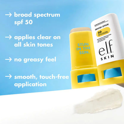 E.l.f. Skin Suntouchable Invisi-stick Sunscreen Spf 50