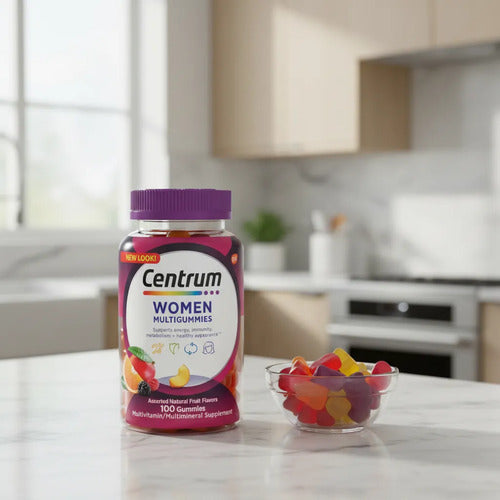 Centrum Suplemento Multivitamínico Vitamin D3, Vitamin B6, V Fruit
