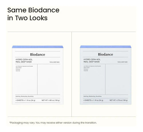 Biodance Face Mask.- Skin Type Wax-nol Unit Dry