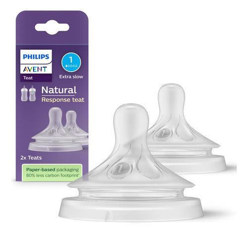 Philips Avent Natural Response Teats With Anti-colic Valve,