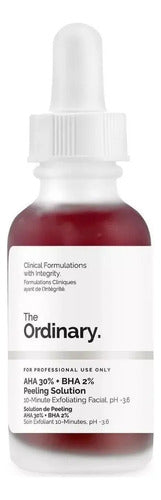 The Ordinary Deciem Solução de Peeling AHA 30% + HA 2% Para Todos os Tipos de Pele