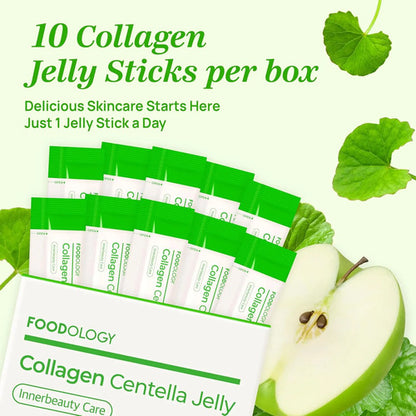 Foodology Minerals/vitamins Coleology Cutting Jelly Gummies  Green Apple