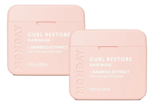 Monday Haircare Curl Restore Hair Mask Double Pack 2