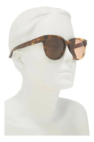 Óculos De Sol De Luxo Balenciaga 54mm Redondo Havana Brown