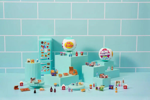 Zuru Mini Brands Fill The Fridge Turquoise Turquoise