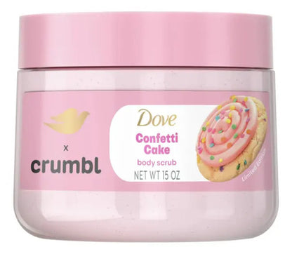 Dove Crumbl Exfoliating Body Scrub, 15 Oz Confetti Cake Frag Confetti Cake