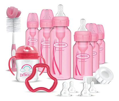 Dr Brown's Options+ Options+ Cuello Estándar Pink Rainbow 12 Pink Rainbow
