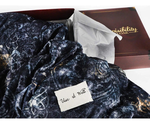 Harry Potter Invisibility Cloak Deluxe Edition Large Black E Black 2 - Large