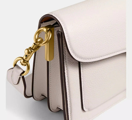 Coach Tabby Shoulder Bag 26 Off White - Ch857 White Plain Gold