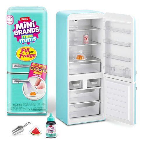 Zuru Mini Brands Geladeira Turquesa Turquesa