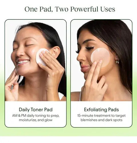 Jiyu Korean Skincare Anti-aging, Dark Spot & Wrinkle Pads Al All Skin Type Day/night