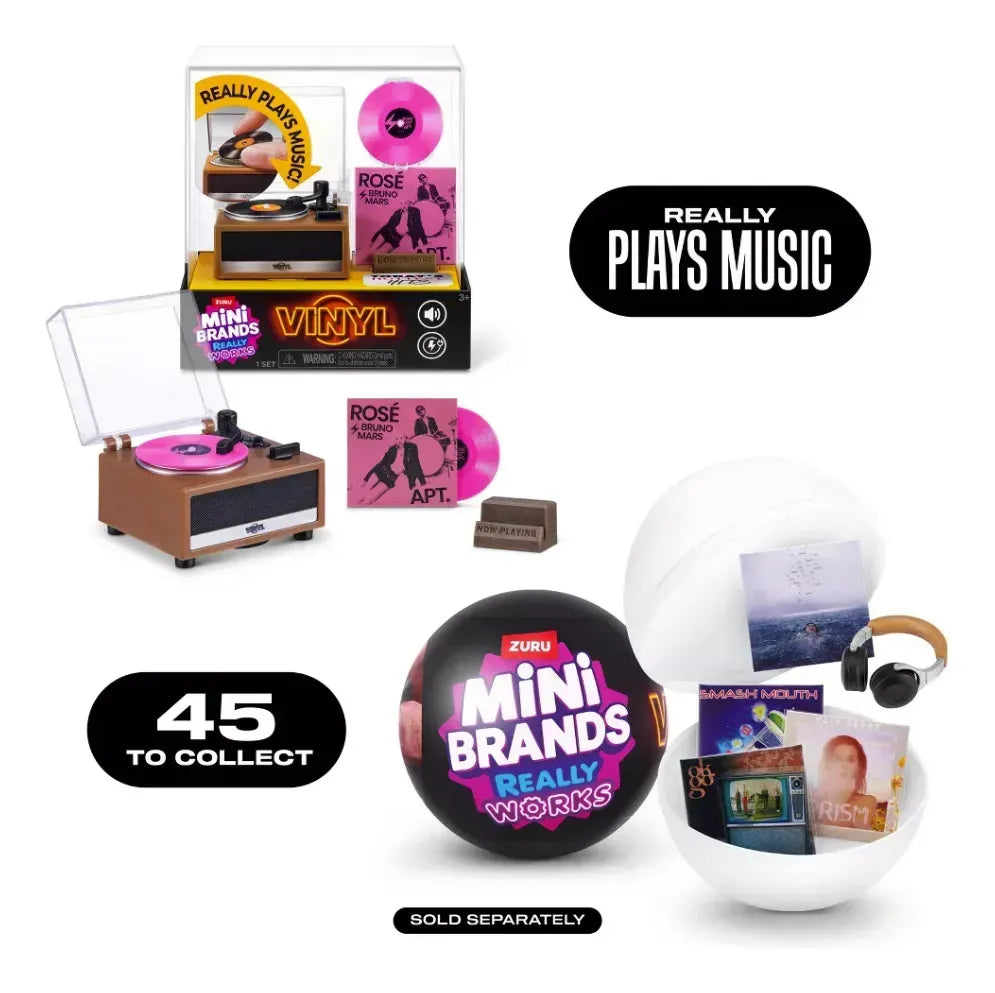 Vinil Zuru Mini Brands - Toca de verdade!!!!