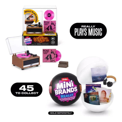 Vinilo Mini Marcas Zuru - ¡Realmente reproduce música!