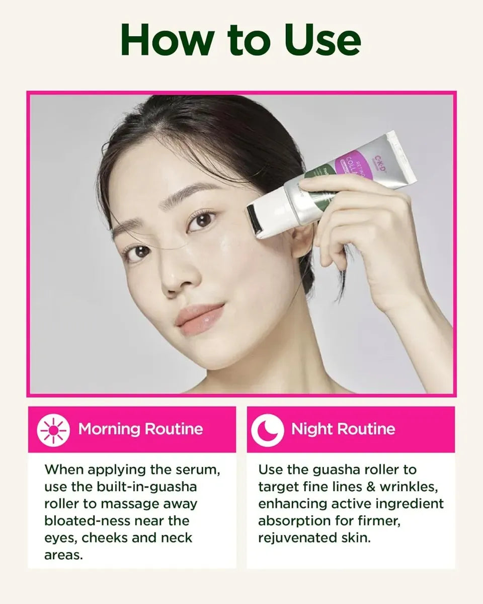 Ckd Retino Collagen Guasha Serum Com Roller