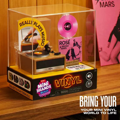 Vinilo Mini Marcas Zuru - ¡Realmente reproduce música!