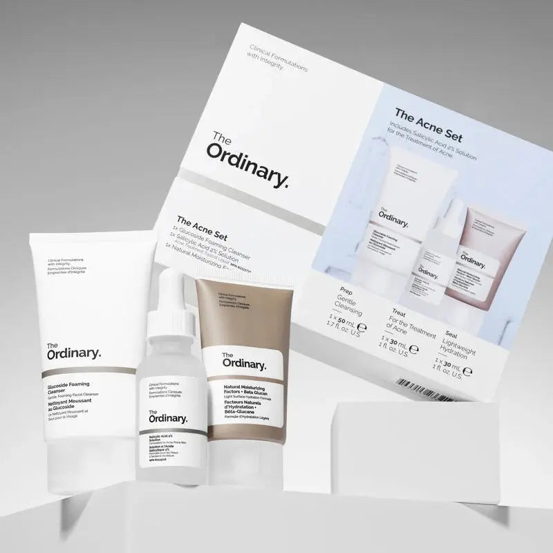 The Ordinary Kit De Tratamento Para Acne (3 itens)