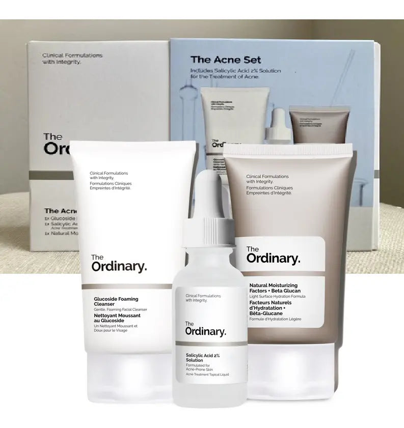 The Ordinary Kit De Tratamento Para Acne (3 itens)