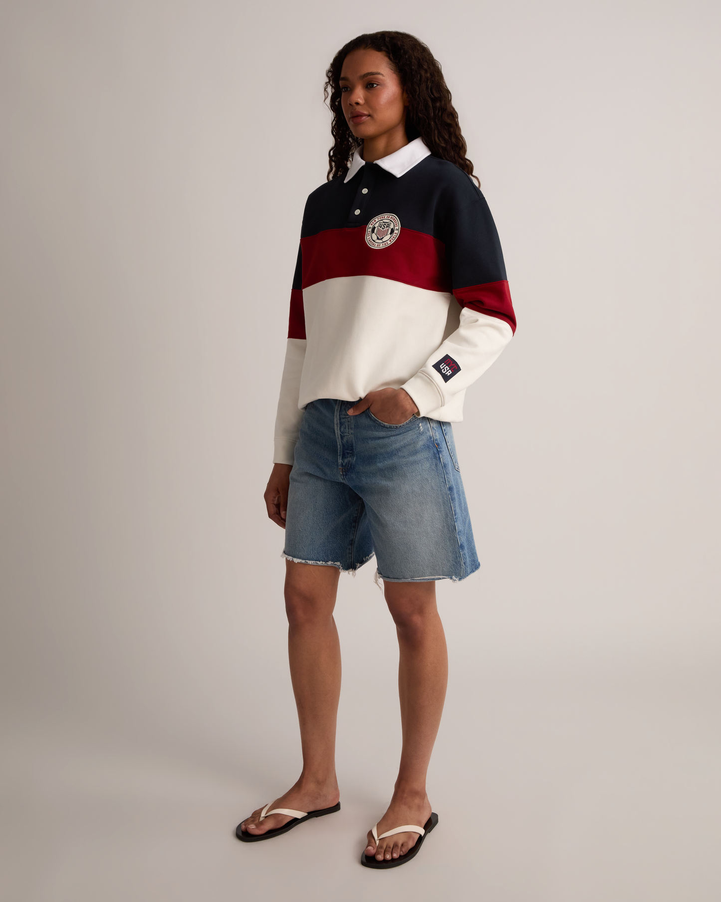 US Soccer Keeper Polo Sweatshirt