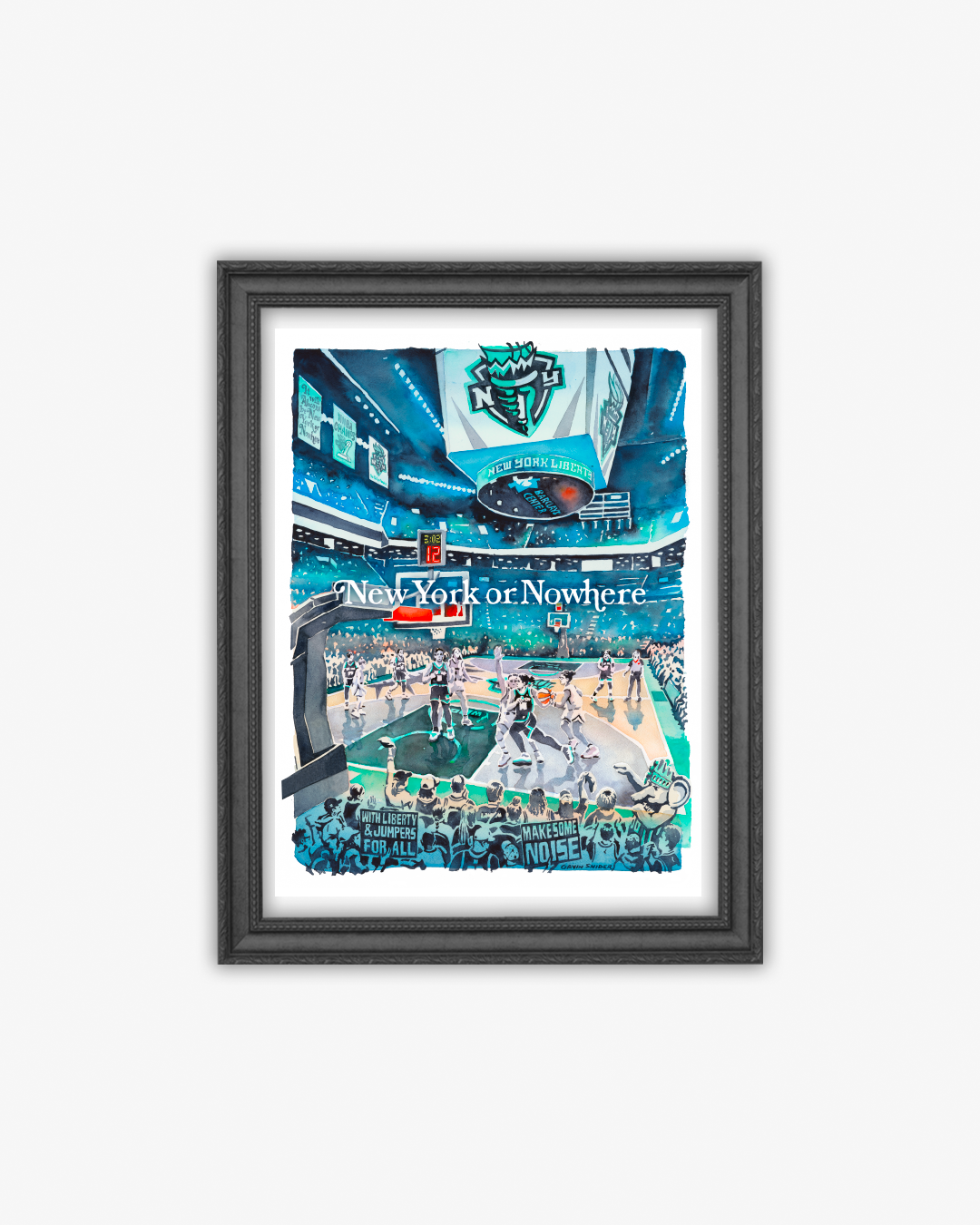 NYON x Gavin Snider x Liberty Watercolor Art Print