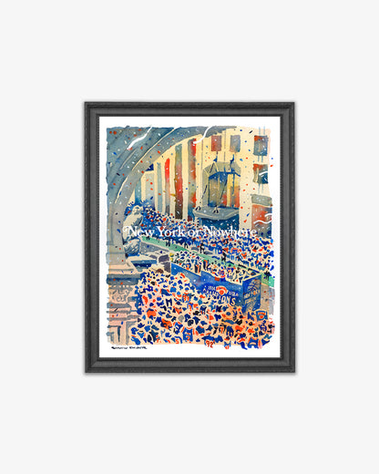 NYON x Gavin Snider x Knicks Championship Watercolor Art Print
