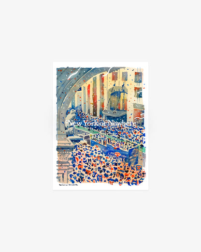 NYON x Gavin Snider x Knicks Championship Watercolor Art Print