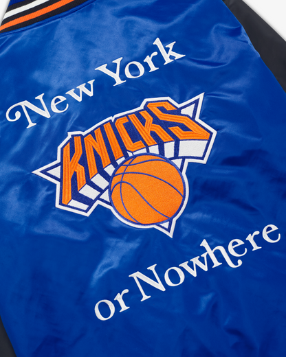 Knicks Give & Go Varsity Jacket