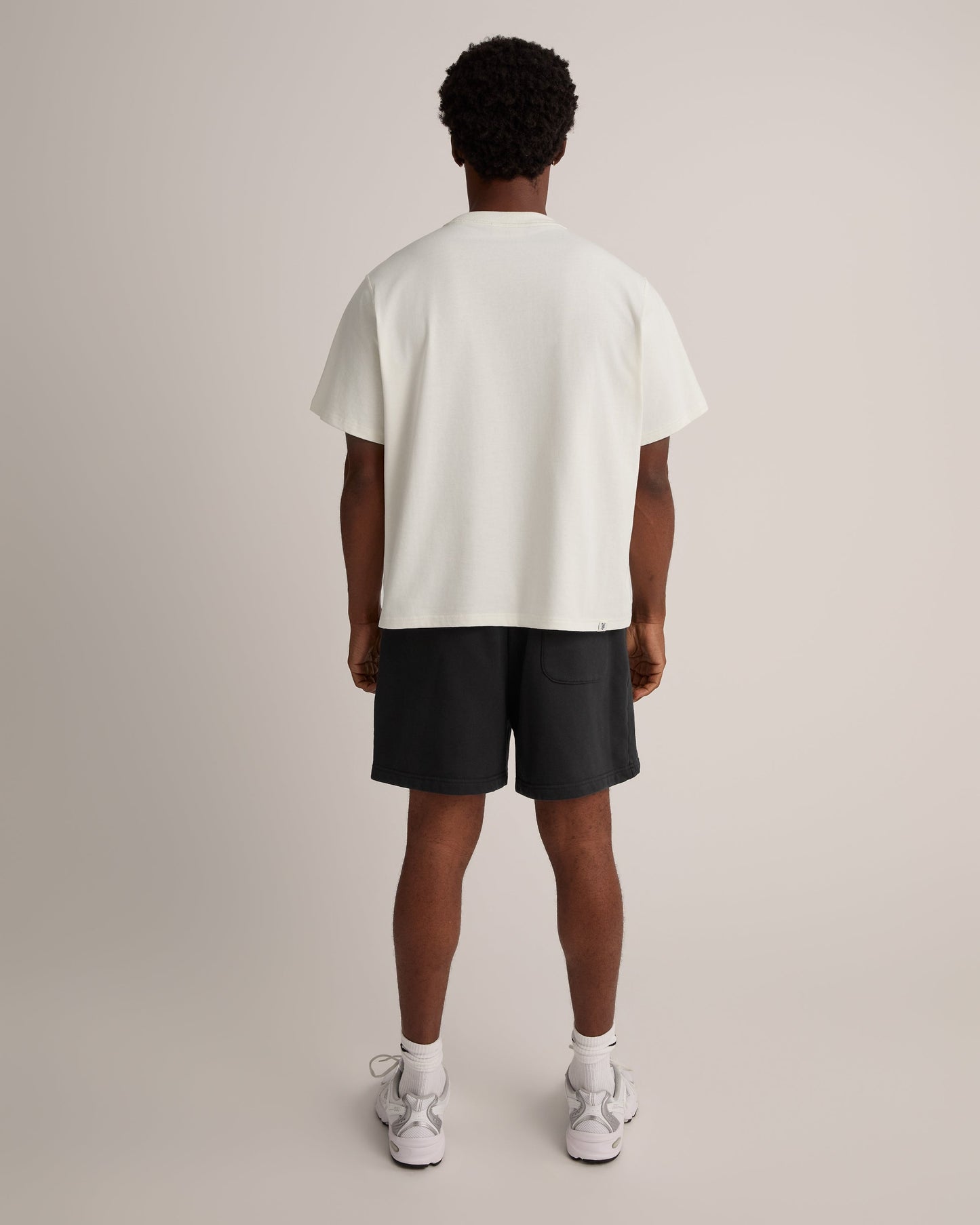 Cursive Oversized Crop T-Shirt