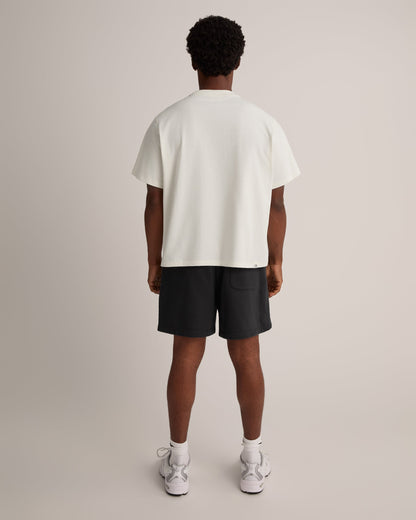Cursive Oversized Crop T-Shirt