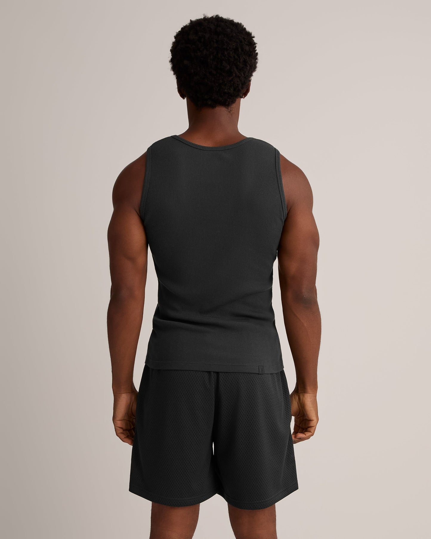 Cursive Ribbed Tank Top