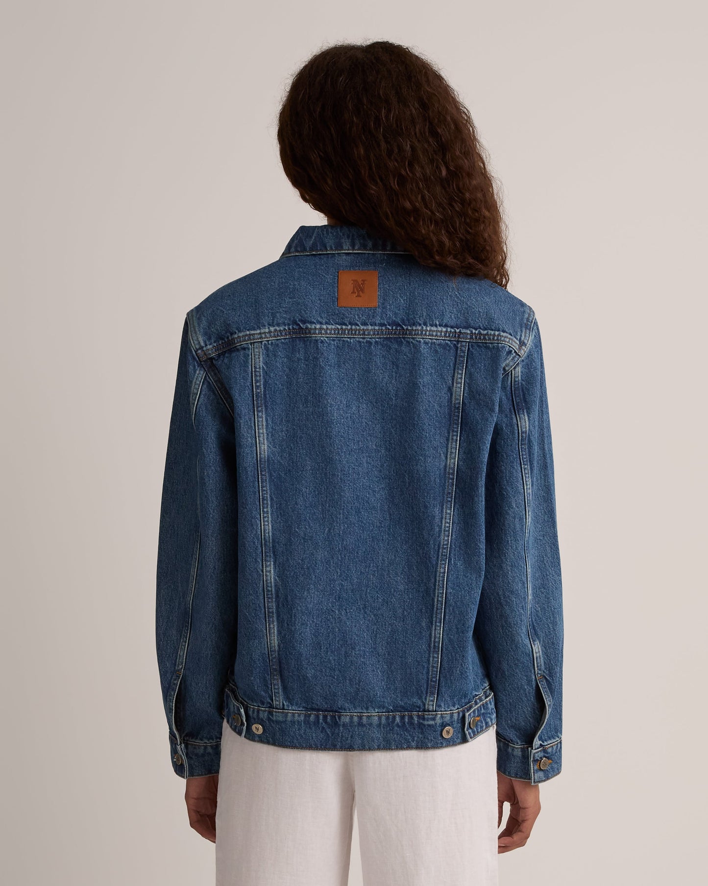 Cursive Denim Jacket
