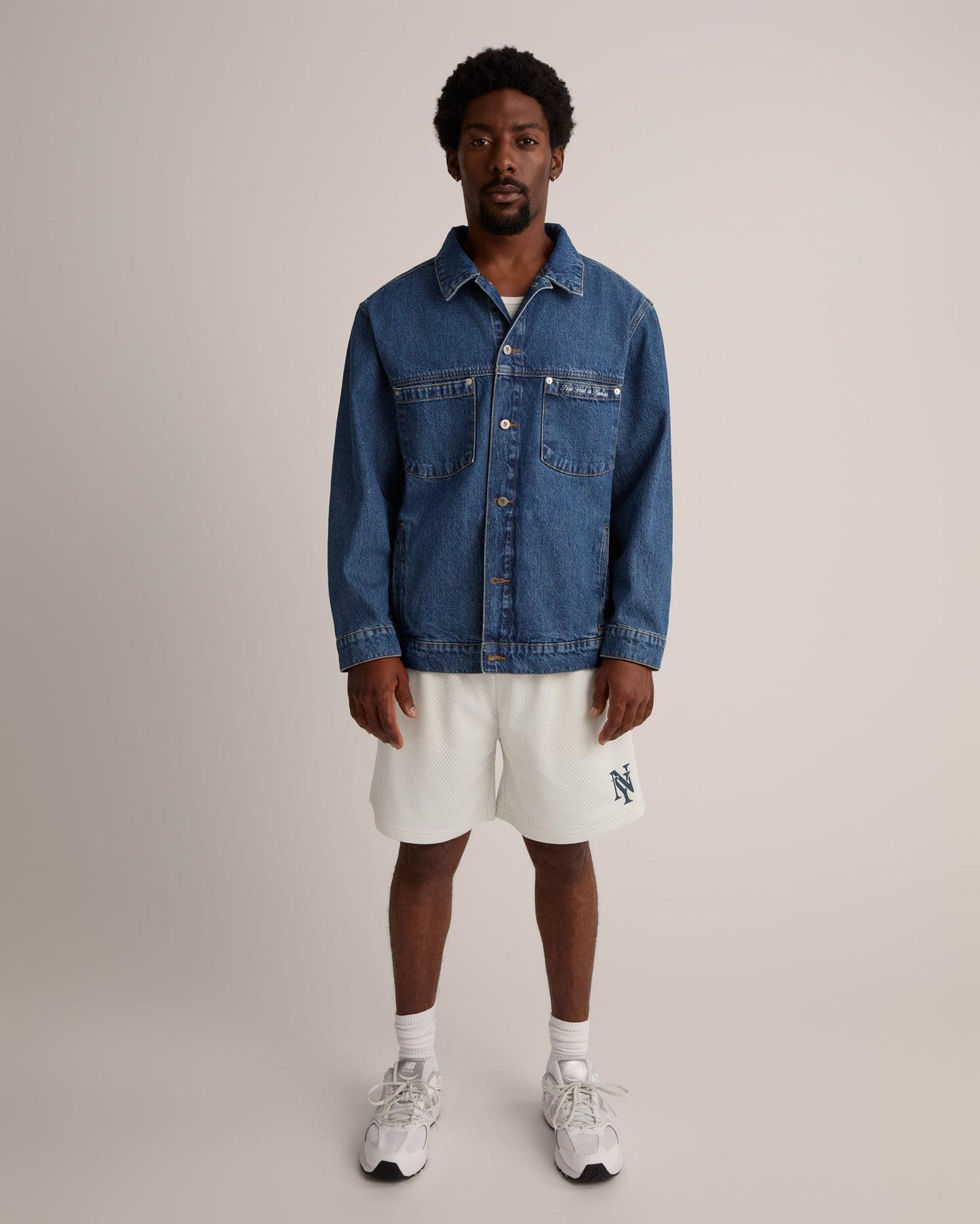 Cursive Denim Jacket