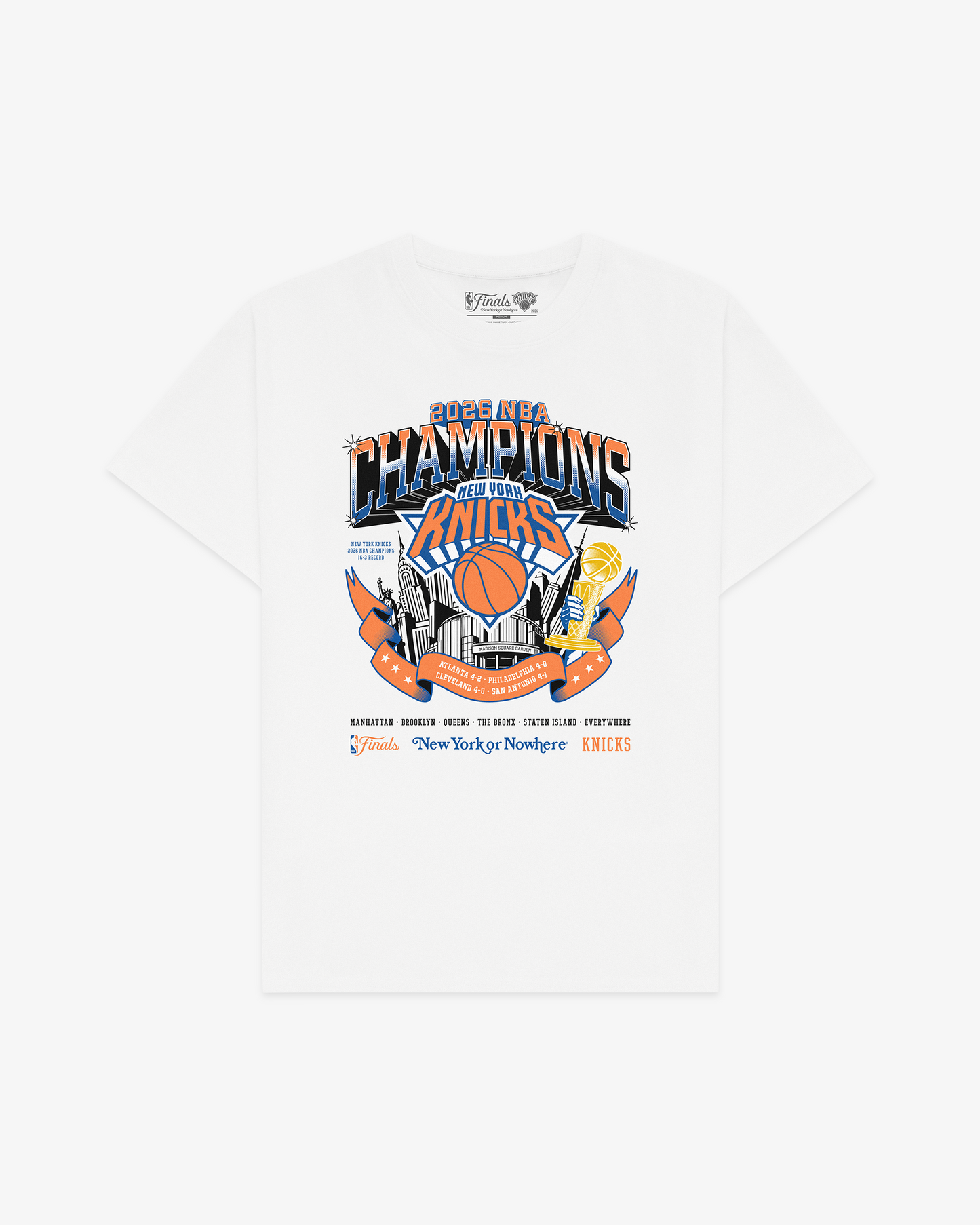 Knicks 2026 NBA Championship T-Shirt