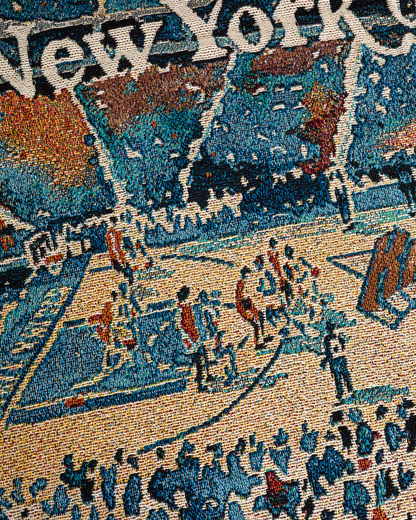 Knicks Gardencolor Throw Blanket