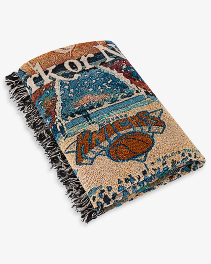 Knicks Gardencolor Throw Blanket