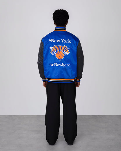 Knicks Give & Go Varsity Jacket