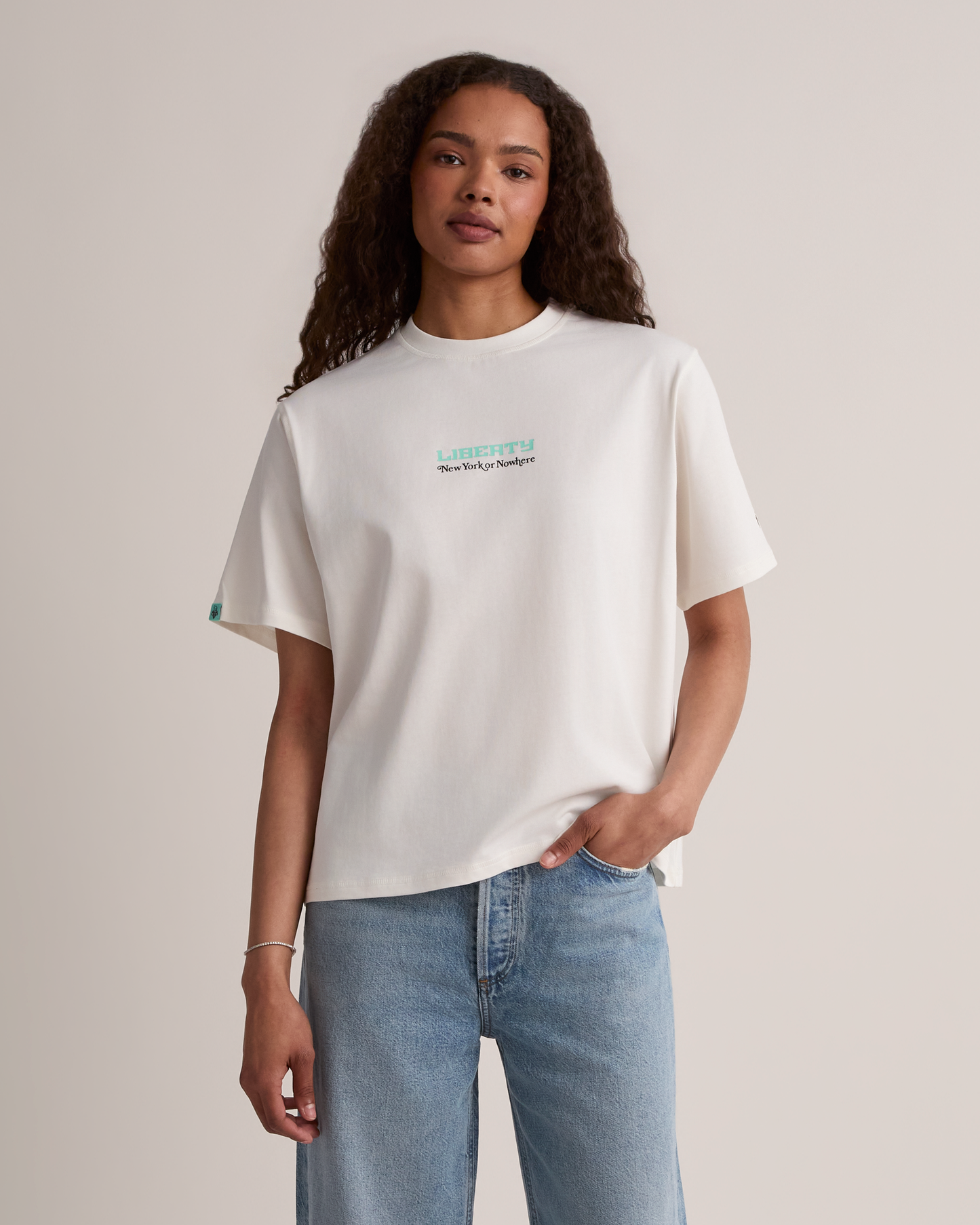 Liberty Allegiance Oversized Crop T-Shirt