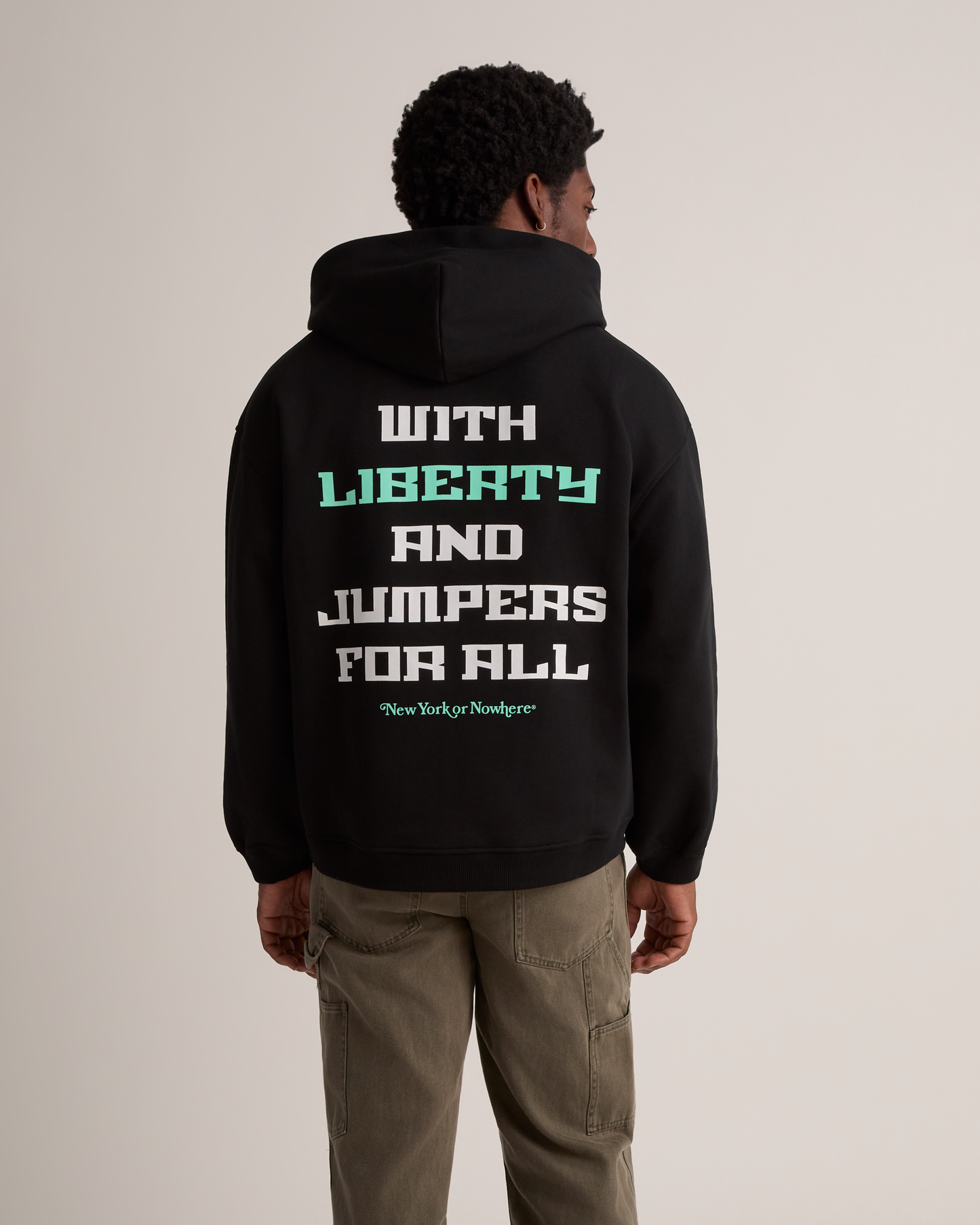 Liberty Allegiance Cropped Zip Hoodie