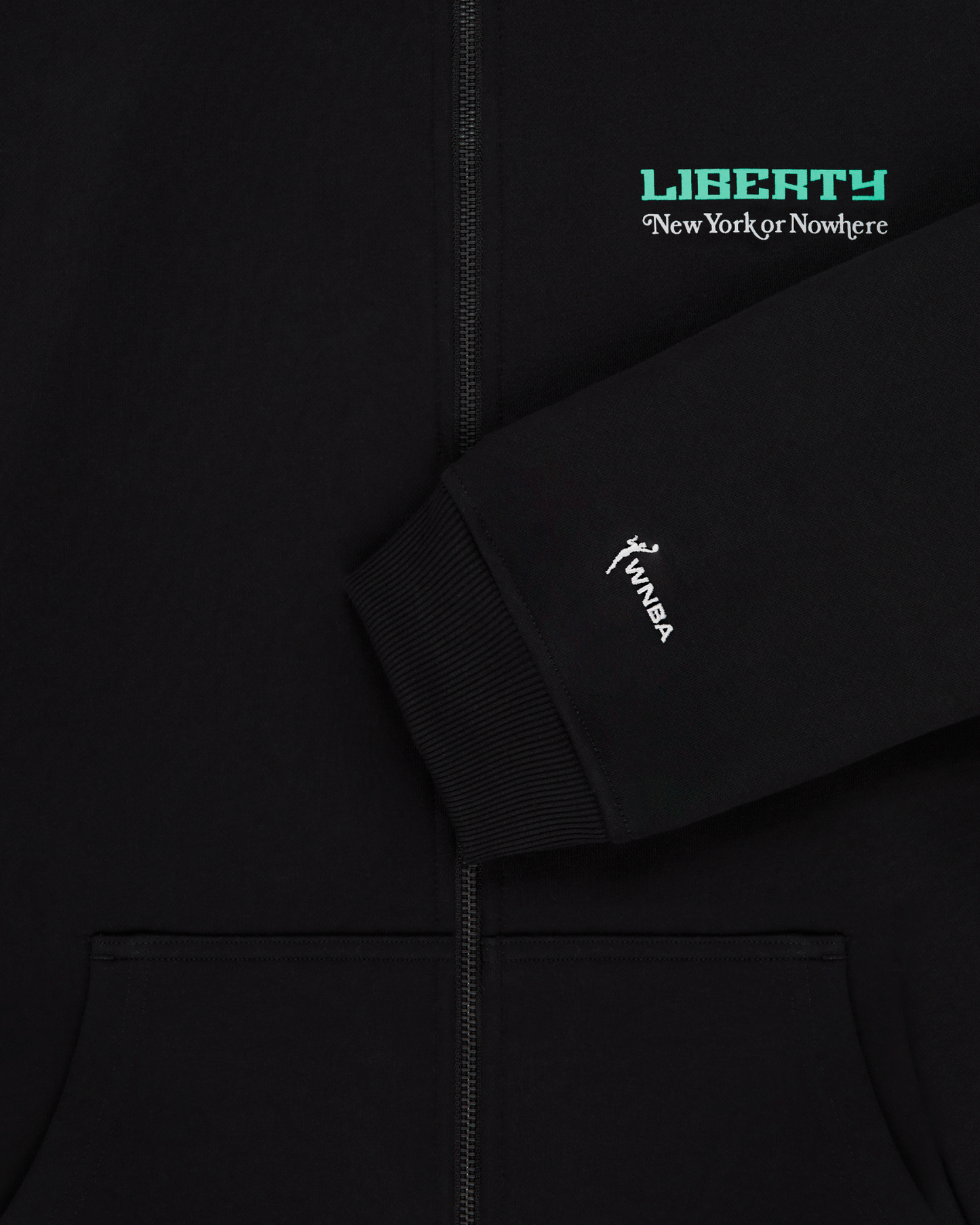 Liberty Allegiance Cropped Zip Hoodie