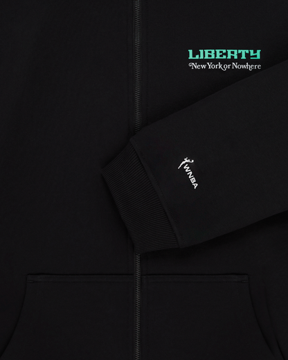 Liberty Allegiance Cropped Zip Hoodie