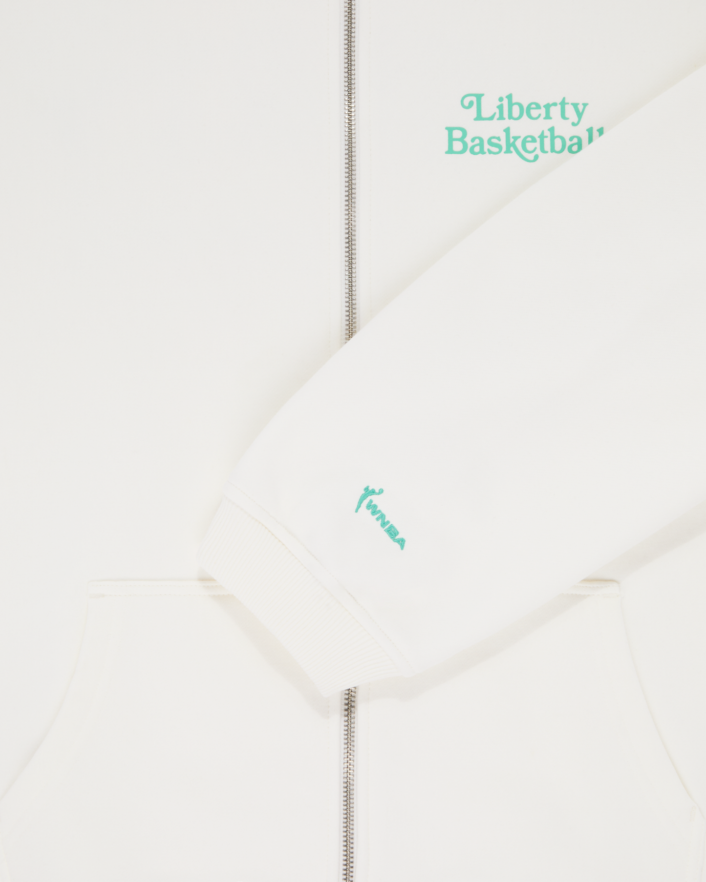 Liberty U Cropped Zip Hoodie