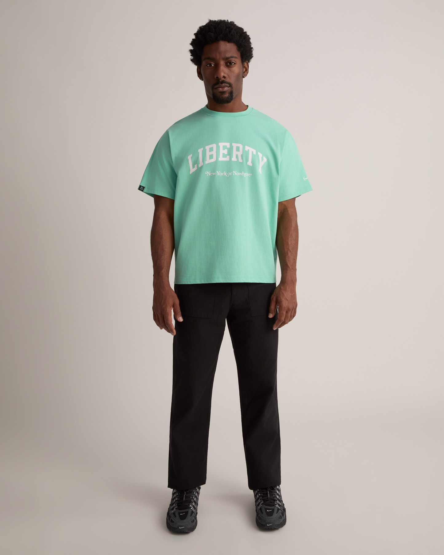 Liberty U Oversized Crop T-Shirt