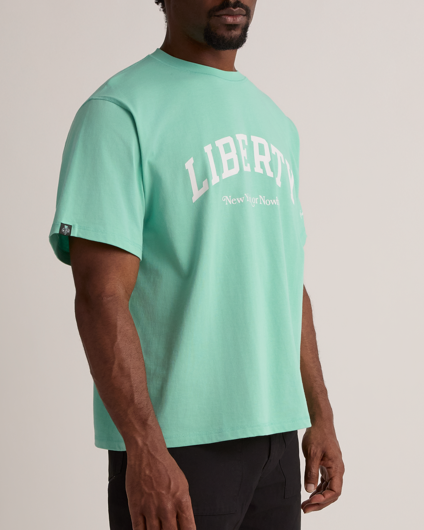 Liberty U Oversized Crop T-Shirt