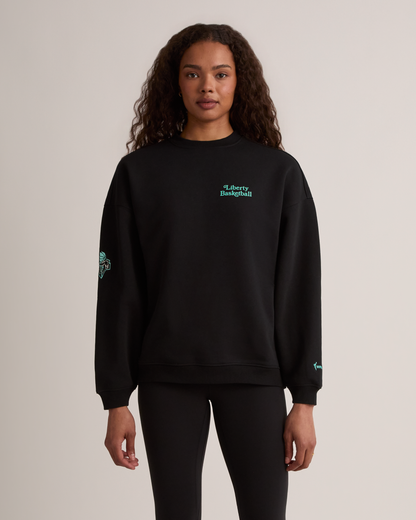Liberty Torch Relaxed Crewneck