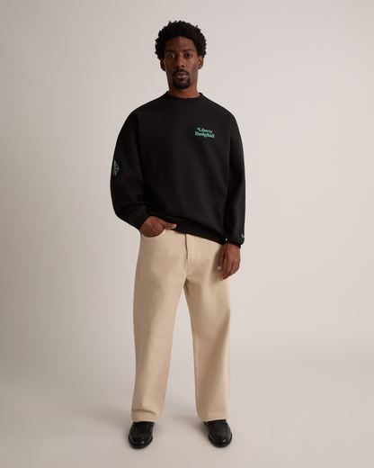 Liberty Torch Relaxed Crewneck