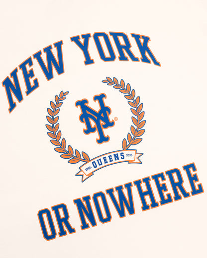 Mets University Oversized Crop T-Shirt