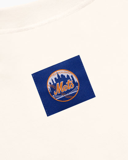 Mets University Oversized Crop T-Shirt