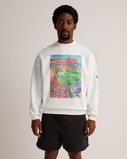Mets Watercolor Relaxed Crewneck