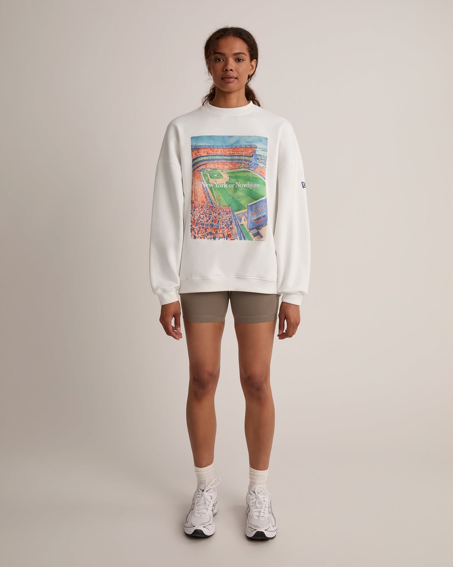 Mets Watercolor Relaxed Crewneck