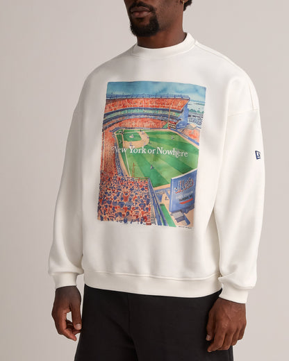 Mets Watercolor Relaxed Crewneck