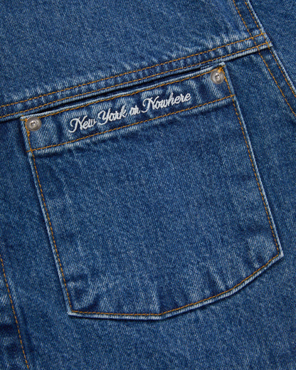 Cursive Denim Jacket